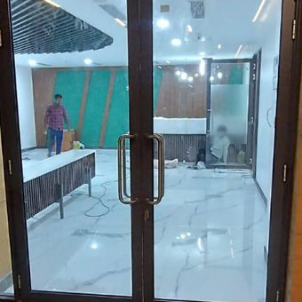 Sliding glass door for living room and balcony